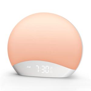 Machine à sons pour le sommeil Hi-FiD, lampe de chevet intelligente à lumière RGB, réveil numérique avec simulation d'aube pour bébés et adultes - Product Image 1