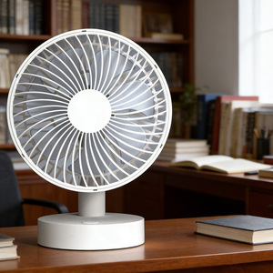 Desktop Fan Rechargeable Silent With Timer Function For Dormitory And Office Use - Product Image 2