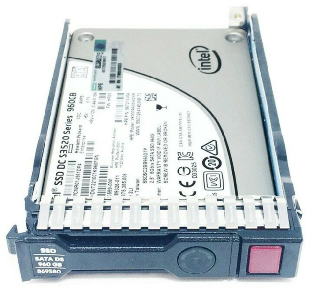 P04564-B21 HPE 960GB SATA 6G Read Intensive SFF SC PM883 SSD 512GB 2.5in Data Center Ssd