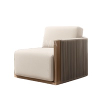Ensemble de canapé d'angle en teck pour l'extérieur avec table basse, meubles de jardin et de terrasse OEM