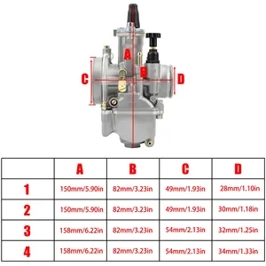 <span class=keywords><strong>VENTE</strong></span> FLASH PWK 21 24 26 28 30 32 34 2T 4T Carburateur de moto avec jet de puissance pour <span class=keywords><strong>Yamaha</strong></span> pour Mikuni Koso pour ATV <span class=keywords><strong>Quad</strong></span> UTV - Product Image 3