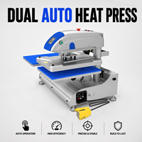 Presse à chaleur de sublimation électrique automatique double station Prime 16x20 2023 pour T-shirts 40x50