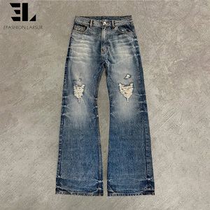 Pantalones cargo de lona de pato, sarga de algodón con lavado desgastado, holgados y rectos, tácticos, para trabajo y patinaje - Product Image 1