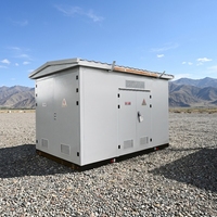 Poste de transformation galvanisé préassemblé 11kV 1250kVA 1600kVA 2000kVA avec armoire basse tension pour réseau électrique
