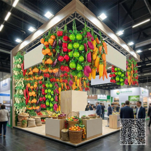 Escenografía Inmersiva de Alta Fidelidad, Guirnalda de Vegetales Artificiales, Set Profesional de Accesorios de Diseño para Exhibición Permanente en Parques Temáticos - Product Image 4