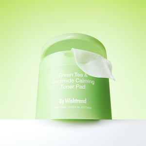 Large Instant <b>Cooling</b> Toner <b>Pad</b> For Calming Skin Barrier With Green Tea Water And Ceramide NP Alcohol Free Vegan Certified - Product Image 6