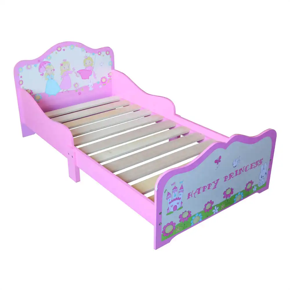سرير أطفال الأميرة تصميم الخشب سرير أطفال مع الخشب الرقائقي السرير أثاث غرفة نوم مستعملة للبيع