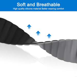 Bracelet de montre magnétique en silicone de qualité supérieure 20mm 22mm pour montre spéciale Samsung <span class=keywords><strong>Galaxy</strong></span> Garmin-Bracelet sport étanche à dégagement rapide - Product Image 5