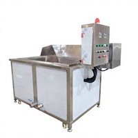 Nouvelle friteuse automatique de haute qualité pour snacks, chips de pommes de terre, poulet, en acier inoxydable de qualité alimentaire 380V