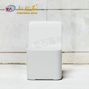 New Stone Building Materials Round <b>Stool</b> White Cement Outdoor <b>Garden</b> Chair High Performance Concrete Indoor Outdoor Use - Product Image 2