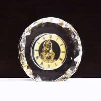 Cadre de Table en cristal avec horloge à Quartz, vente en gros d'usine, livraison gratuite