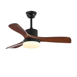 Solid Wood <b>Ceiling</b> <b>Fan</b> Light 56 Inch Led Inverter Silent For Living Room Home Restaurant - Product Image 2