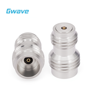 Connecteur RF femelle Gwave 1,85 mm pour montage sur panneau, compatible avec les composants en acier inoxydable pour circuits imprimés, impédance 50 ohms, compatible DC-65 GHz, conforme RoHS