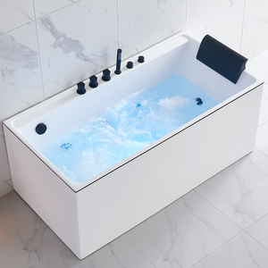 自立型アクリルWhirlpool Spa <span class=keywords><strong>Tub</strong></span> Air Jetted Hydromassag新デザイン埋め込み型ジェットバスルーム付き - Product Image 2