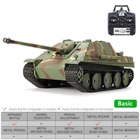 1/16 Heng Long 3869-1 allemand Jagdpanther 2.4G infrarouge bataille BB Airsoft fumée lumière son acier métal chenille RC réservoir modèle jouet