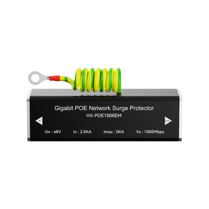 Parafoudre réseau Gigabit PoE RJ45, protection contre les surtensions Ethernet DC12V-57V 5KA pour caméra <span class=keywords><strong>IP</strong></span> CCTV, commutateur PoE, routeur - Product Image 4