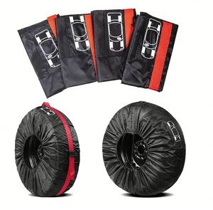 Housse de protection anti-poussière pour pneus, imperméable 210D, lot de 4 sacs pour roues de voiture - Product Image 1