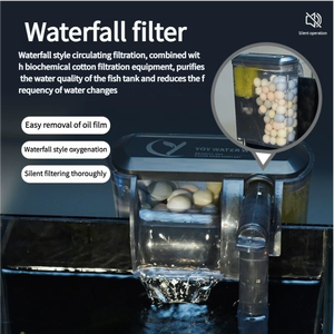 Réservoir à poissons en verre de taille personnalisée avec filtre nettoyant réservoir à poissons Mini pour la décoration de bureau de livre de salon - Product Image 3