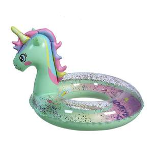 Flotadores Inflables de PVC de Doble Capa, Nuevos, de Fábrica, Anillo de Natación para Bebés, Anillo de Cristal, Suministros Acuáticos, Flotador de Axilas - Product Image 2