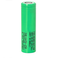 Batería Líquida de Alta Potencia INR18650-25R, Descarga Continua de 20A, 2500mAh, 3.7V-4.2V, 800 Ciclos, Cátodo LiNiMnCoO2, -20~60C