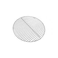 Grille de barbecue ronde en acier inoxydable robuste DaS avec trépied pour cuisson au charbon de bois en plein air, camping, pique-nique