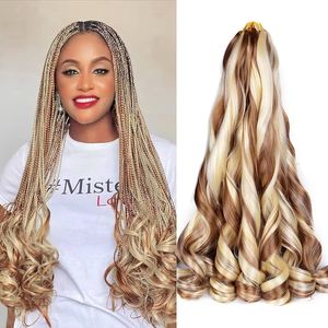 JINRUILI Crochet sintetico treccia dei capelli a spirale riccia francese onda Yaki Pony stile <span class=keywords><strong>Afro</strong></span> crespo capelli per la donna - Product Image 1