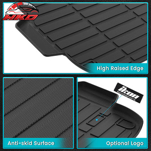 Alfombrillas de maletero traseras impermeables para todo clima, compatibles con BMW G02 X4 19-25, de TPE. - Product Image 3