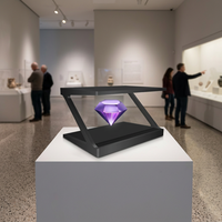 Caja de Proyección Holográfica 3D de 21.5 Pulgadas, 4K, 180 Grados, para Exhibición de Productos en Mostradores y Marketing en Centros Comerciales