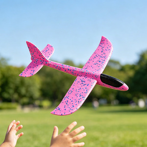 Foam Hand Thrown Gliding Airplane Model Random Color Outdoor Toy For Kids 8 To 13 Years - Product Image 1