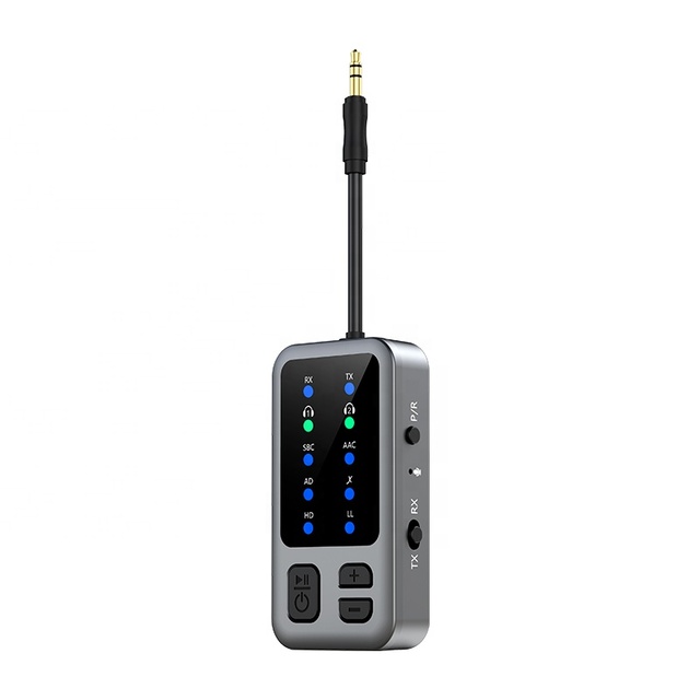 M3 HD/LL/AD Bluetooth 6.0 Audio Receiver Transmitter 3.5mm Aux Wireless Music Adapter Dual Connection for Car Gym