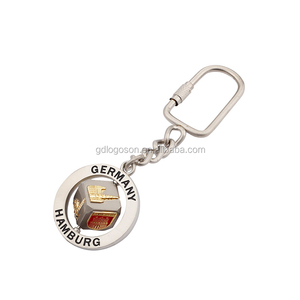 Llavero Giratorio de Metal con Logotipo Personalizado, Chapado en Dos Colores, Grabado con Ancla de Antalya, Turquía, Regalo de Viaje, Venta al Por Mayor - Product Image 4