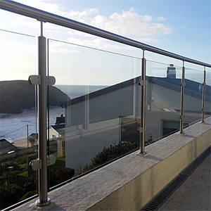 Balustrade de verre légère <span class=keywords><strong>LED</strong></span>, balustrade pour escalier, acier inoxydable - Product Image 5