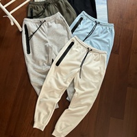Nouvel ensemble de sport et de loisirs printemps-automne avec veste à capuche et pantalon en tissu pressé 100% coton, ensemble de sport décontracté