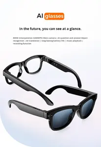 แว่นตาอัจฉริยะ <span class=keywords><strong>VR</strong></span> สำหรับโรงงาน พร้อมกล้อง 8 ล้านพิกเซล รองรับ Wifi ควบคุมด้วยเสียง ฟังเพลง <span class=keywords><strong>4K</strong></span> แว่นตาอัจฉริยะพร้อมกล้อง Wifi AI - Product Image 2