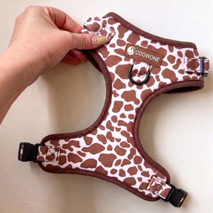 Ensemble laisse et harnais réfléchissant réversible en néoprène personnalisable avec LOGO, respirant, écologique, anti-traction, pour la promenade des animaux - Product Image 2