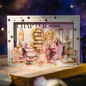 Lot de 15 autocollants découpés <span class=keywords><strong>pour</strong></span> animaux de compagnie, thème <span class=keywords><strong>Nuit</strong></span> silencieuse et lecture, <span class=keywords><strong>pour</strong></span> scrapbooking et journalisation - Product Image 3