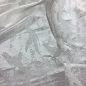 Tela de brocado Jacquard de <span class=keywords><strong>seda</strong></span> pura 100%, patrón bordado de mezcla de <span class=keywords><strong>seda</strong></span> de <span class=keywords><strong>lino</strong></span>, tela de <span class=keywords><strong>seda</strong></span> inspirada en la naturaleza - Product Image 2
