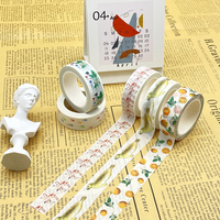 Bas quantité minimale de commande mignon animal de compagnie Washi ruban autocollants personnalisé imprimé Washi ruban en gros Style japonais Washi ruban impression personnalisée