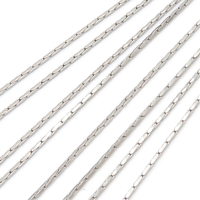 Chaîne de clavicule en acier inoxydable, accessoires de bijouterie semi-finis en acier titane, placage personnalisé, service OEM, origine Chine