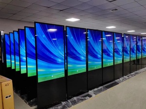 Layar sentuh <span class=keywords><strong>Android</strong></span> dalam ruangan teknologi kios inframerah 43/49/55/65/75/86 layar <span class=keywords><strong>LCD</strong></span> berdiri lantai papan Digital interaktif - Product Image 3