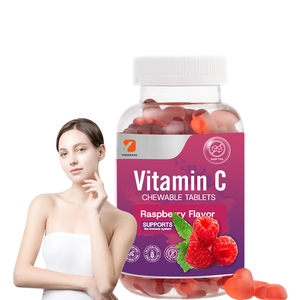 Tablet kunyit <span class=keywords><strong>Vitamin</strong></span> <span class=keywords><strong>C</strong></span> rasa rasberi dukungan antioksidan untuk remaja dewasa dosis permen lengket - Product Image 1