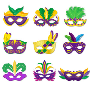 Mascarillas venecianas con purpurina para fiesta de Halloween, novedad de 2023 - Product Image 3