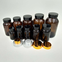 60ml 75ml 100ml 120ml 150ml 200ml 250ml 300ml 400ml 500ml brun ambré bouteille en verre à large bouche pour tablette vitamine médicament supplément