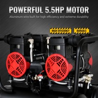 Compresseur d'air sans huile AEE Factory 45L 220 V/50HZ 5.5HP avec fil d'aluminium 1.0MPA 2850RPM pour le sablage