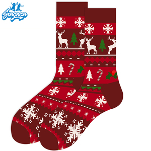 Vente en gros Chaussettes de sport de Noël unisexes Chaussettes de Noël laides en coton Offre Spéciale pour hommes et femmes - Product Image 4