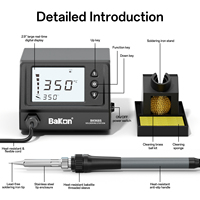 Station de soudage numérique professionnelle TOPEAST, outil de réparation de cartes de circuits imprimés, assemblage électronique DIY, 110V-240V BK968S
