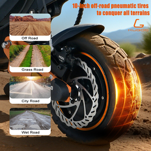 Xe Scooter điện gấp gọn người lớn KUGOO G2 Pro Max 1000W, động cơ kép, công suất cao, 52V 20Ah, di động - Product Image 5