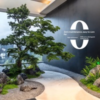 Grand arbre artificiel réaliste personnalisé en plastique pour la décoration intérieure du salon, plantes artificielles respectueuses de l'environnement