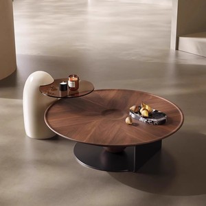 Table à thé ronde minimaliste pour petit appartement Console <span class=keywords><strong>design</strong></span> nouveau style pour salon - Product Image 2