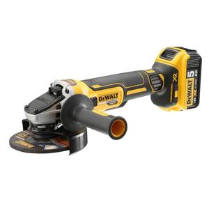 Meuleuse d'angle DeWalt 18V sans fil, sans balais, 4,5 pouces, vitesse variable, avec batterie et chargeur inclus - Product Image 1